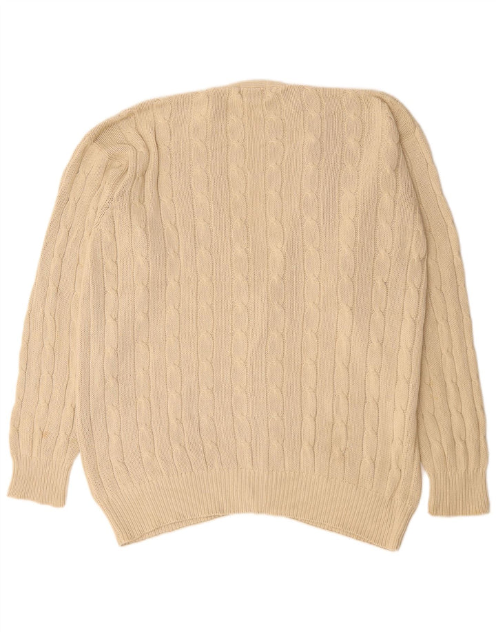 Kappa Cardigan Homme Pull XL Beige Coton