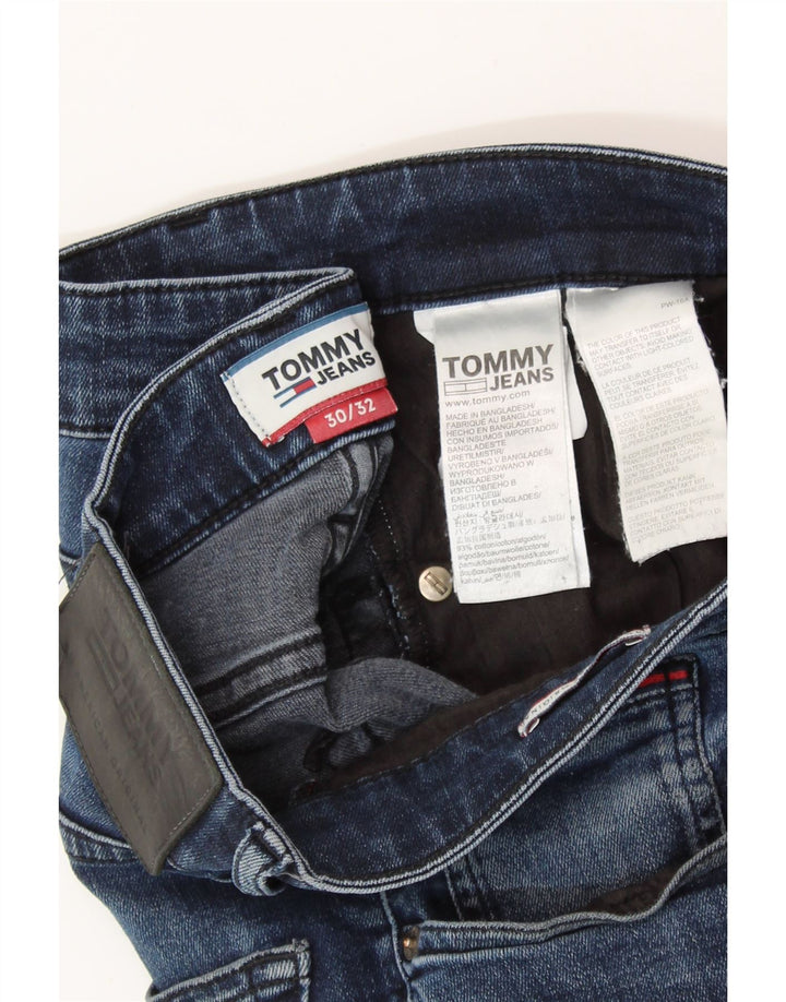 TOMMY HILFIGER Jean Slim Homme W30 L32 Bleu Coton