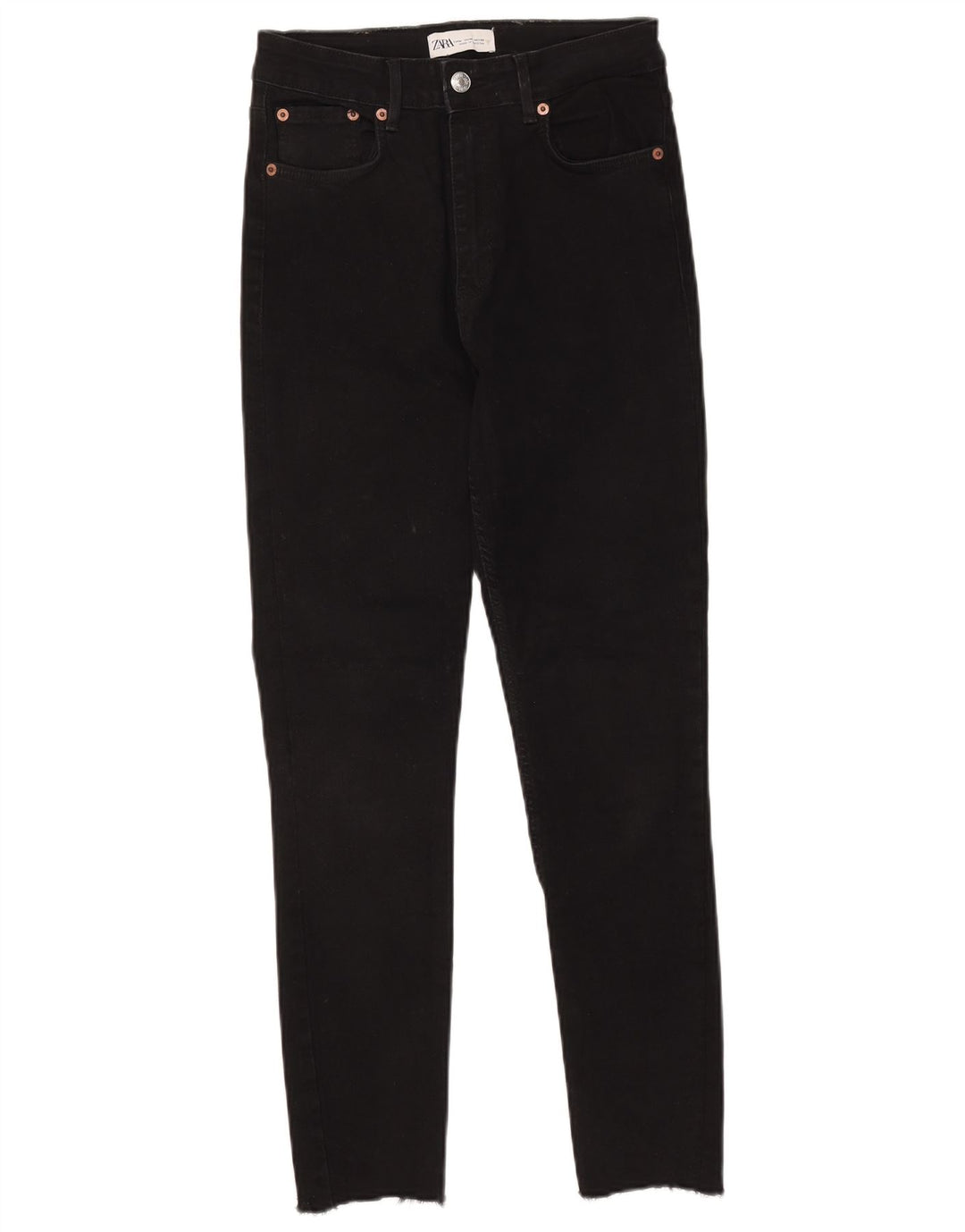 Zara Femme Jean Skinny Moyen W28 L26 Noir