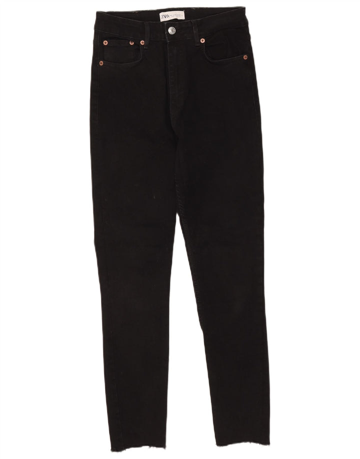 Zara Femme Jean Skinny Moyen W28 L26 Noir