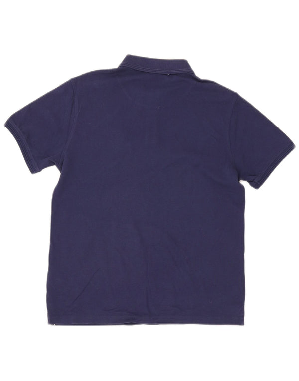 Refrigue Polo Homme Petit Bleu Marine Coton