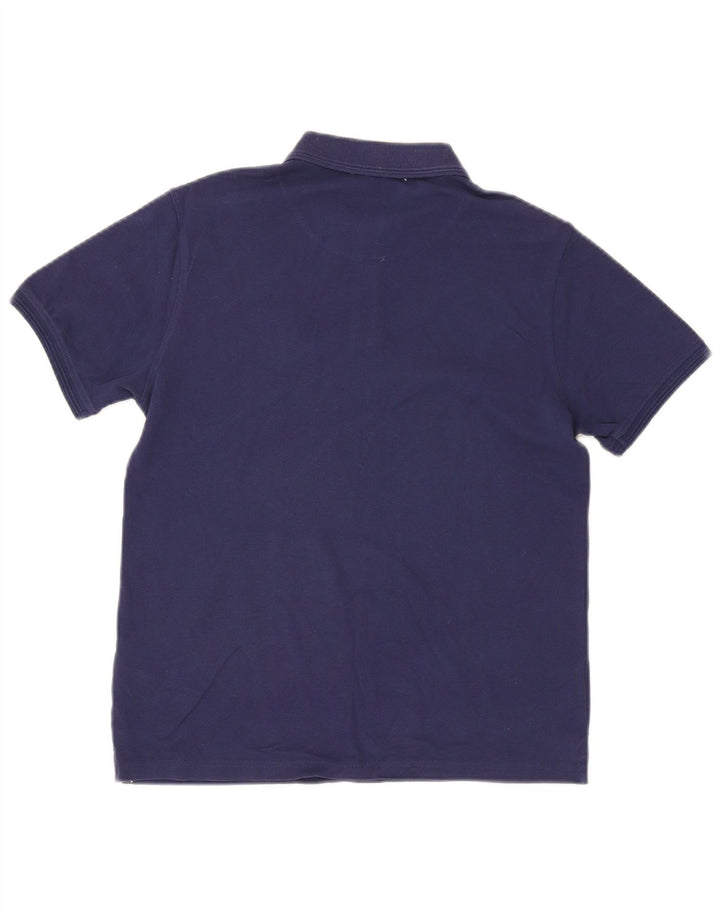 Refrigue Polo Homme Petit Bleu Marine Coton