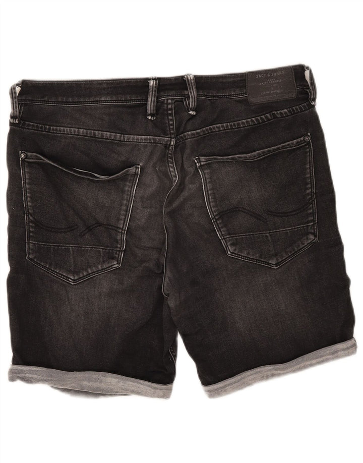Jack & Jones Short en jean coupe classique pour homme XL W38 Gris Coton