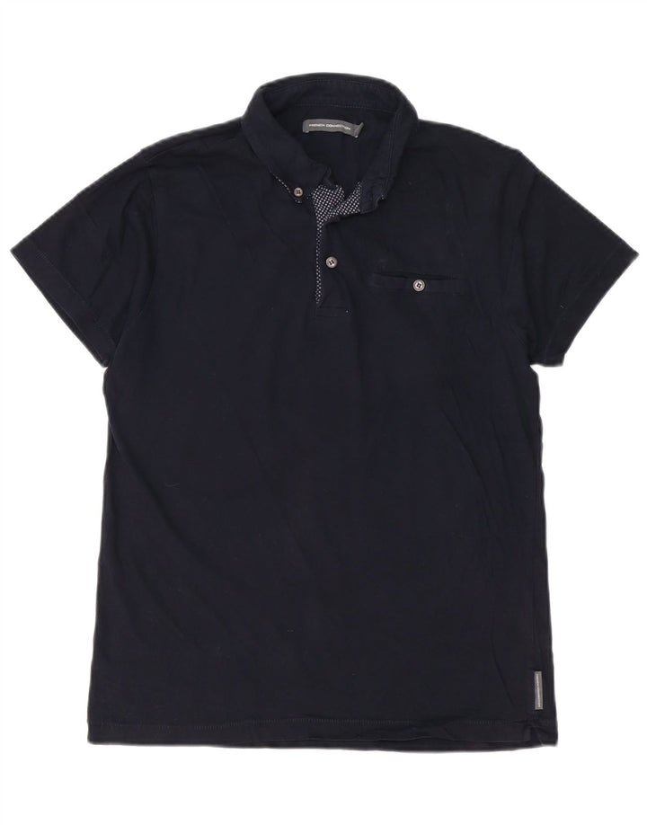 French Connection Polo Homme Bleu Marine Moyen Coton