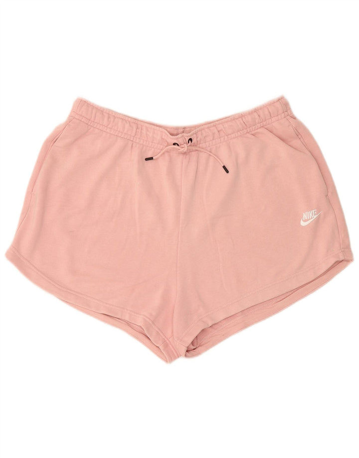NIKE Short de sport pour femme UK 18 XL Coton rose