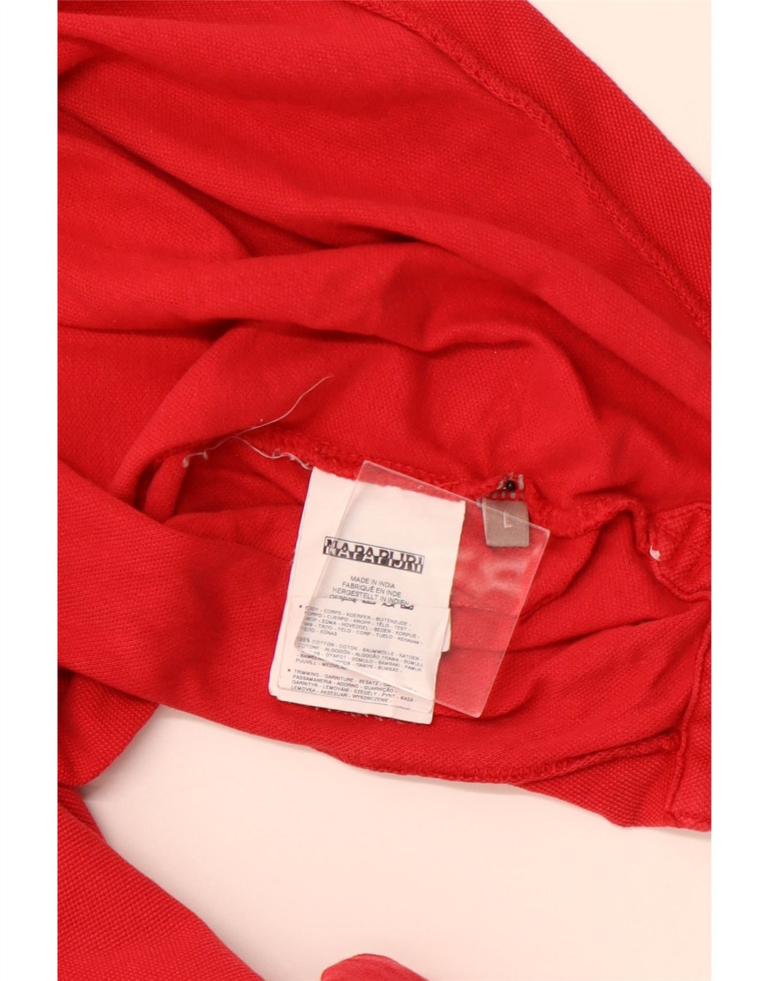 NAPAPIJRI Polo Homme Grand Rouge Coton