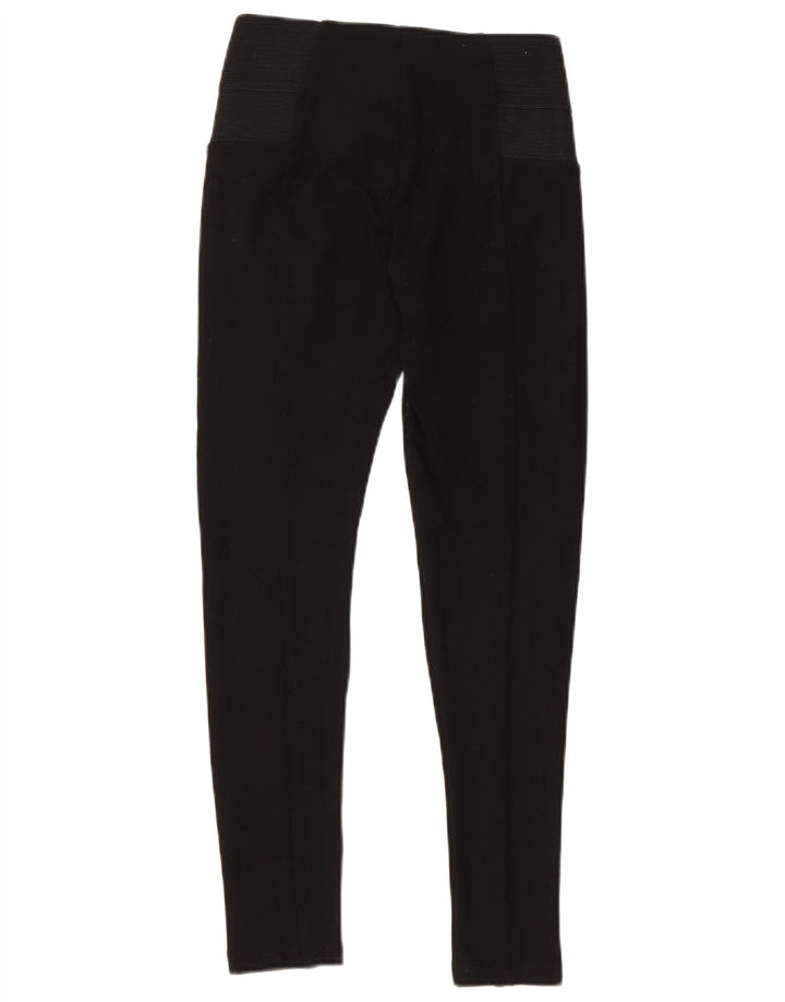 Zara Leggings Femme UK 10 Petit Noir
