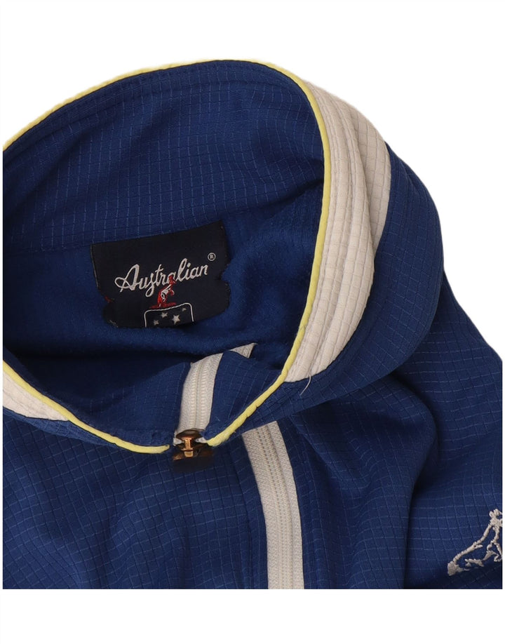 AUSTRALIAN L'ALPINA Veste de survêtement pour homme IT 50 Bleu moyen Colourblock
