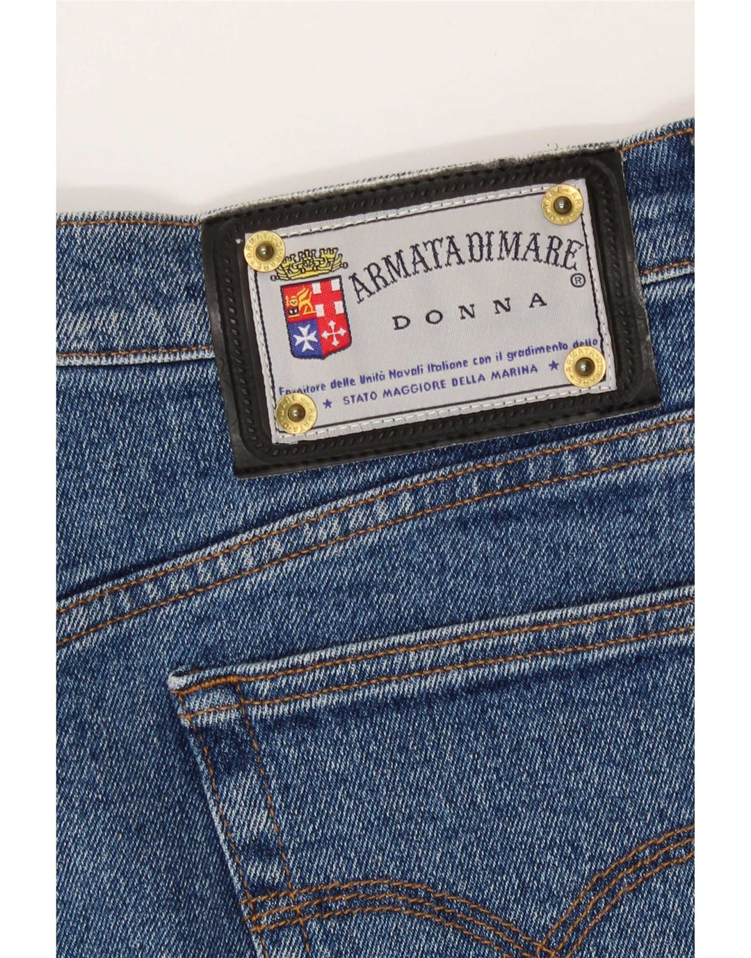 Armata Di Mare Jupe en Jean Femme W32 Grand Bleu