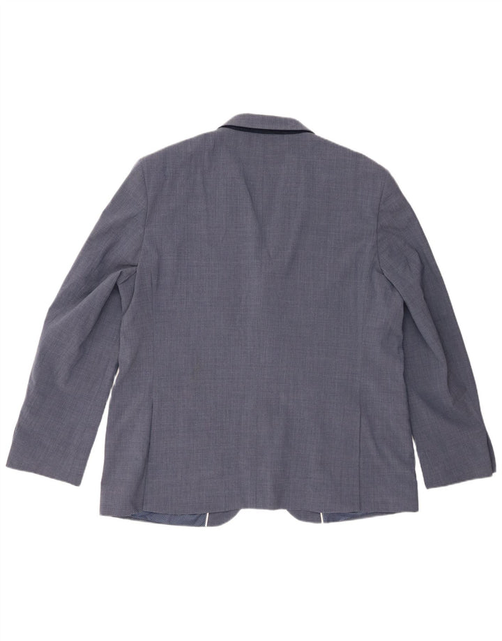 Marks & Spencer Veste blazer à 2 boutons pour homme UK 46 3XL Bleu laine