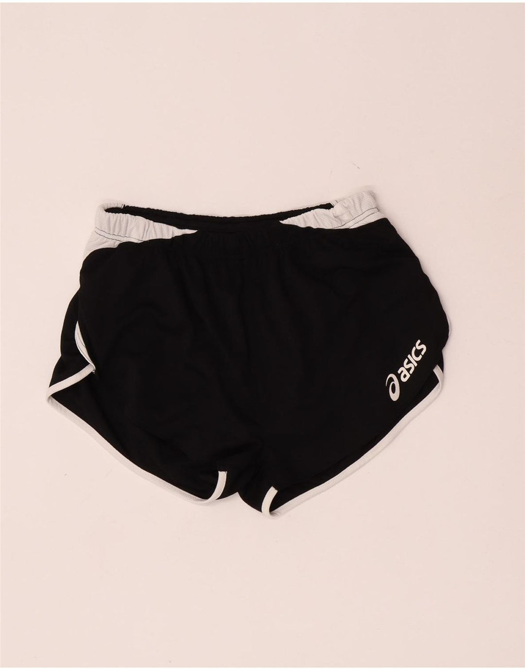 Asics Short de sport pour femme UK 14 Medium Noir Colourblock