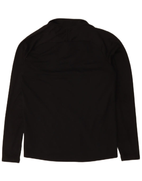 Nike Haut de survêtement Dri Fit à col zippé pour homme Taille S Noir Colorblock