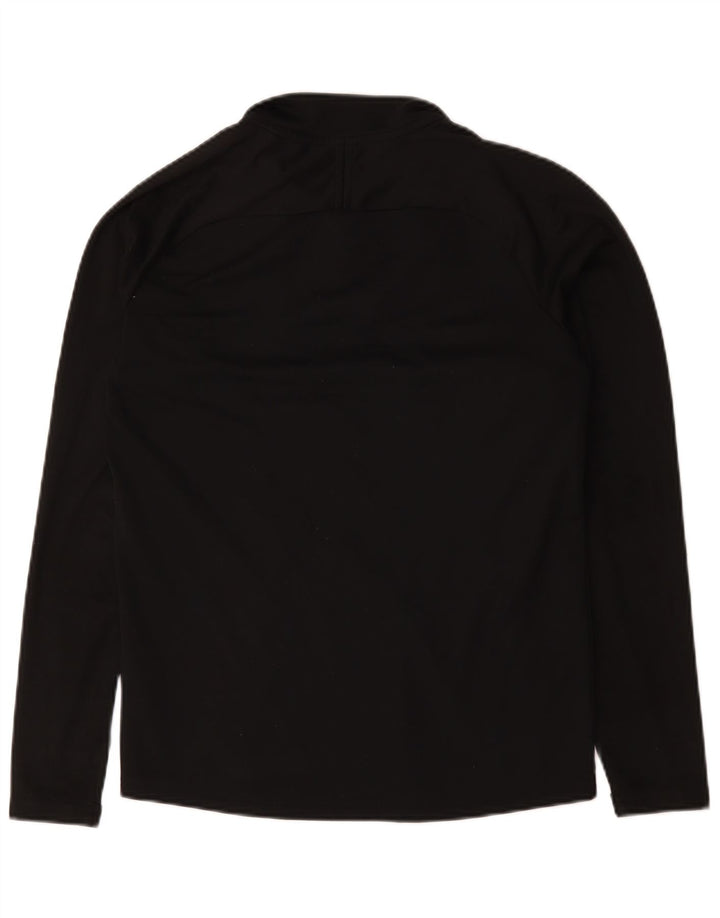Nike Haut de survêtement Dri Fit à col zippé pour homme Taille S Noir Colorblock