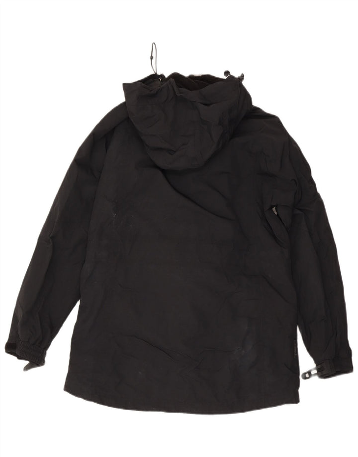 Mountain Warehouse Imperméable à capuche pour femme UK 12 Medium Noir Nylon