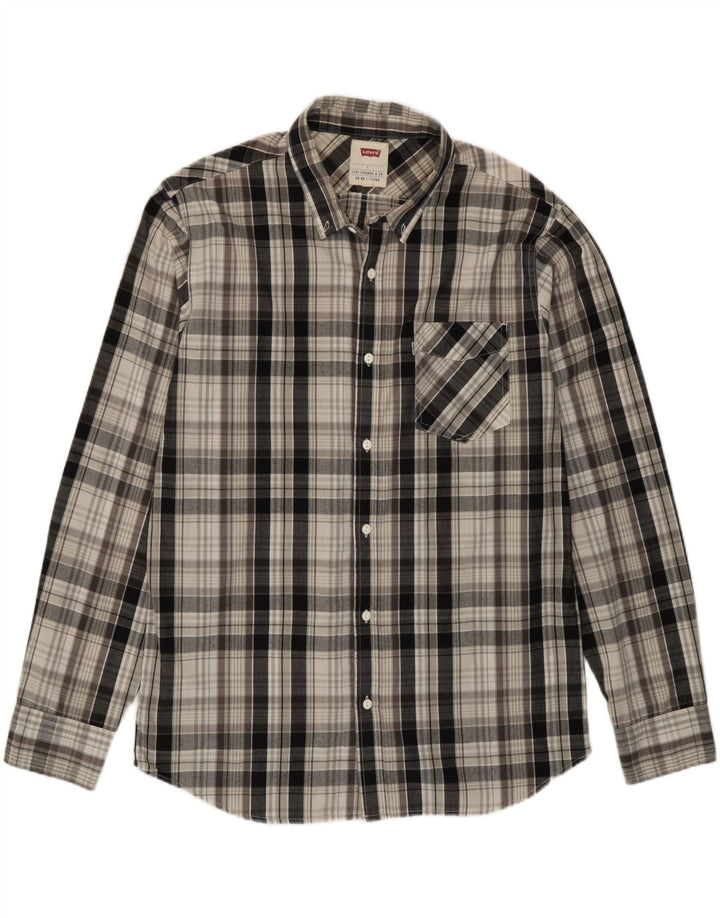 Levi's Chemise Homme Grand Carreau Gris Coton