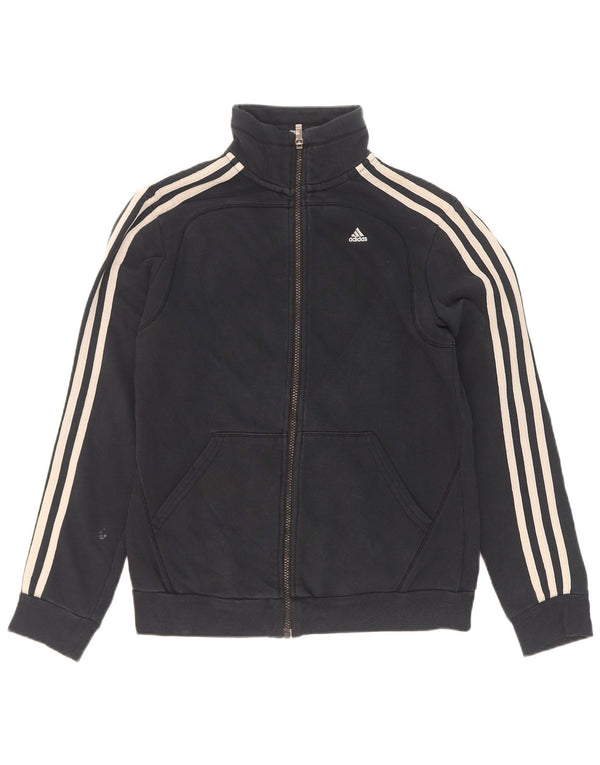 Adidas Veste de survêtement pour femme UK 8/10 Petit coton noir