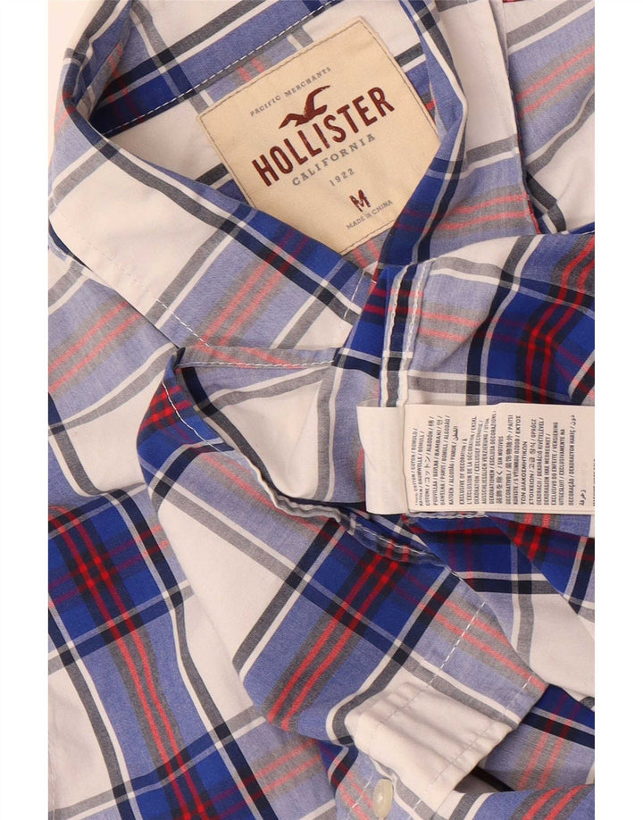 Hollister Chemise Homme Bleu Moyen Check Cotton