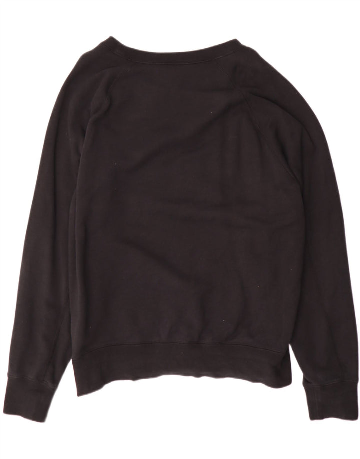 NIKE Mens Graphic Sweatshirt Jumper Large Black Cotton