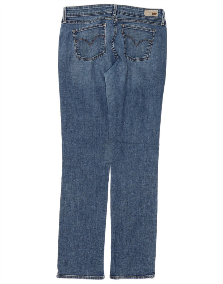 LEVI'S Jean droit légèrement courbé pour femme US 10 Large W32 L32 Bleu