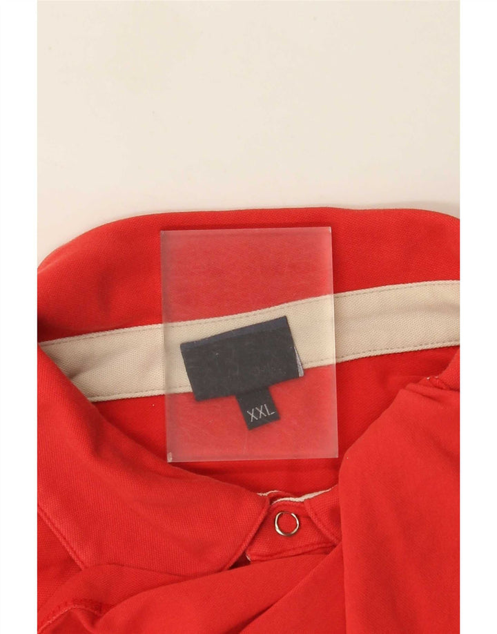 Trussardi Polo Homme 2XL Rouge Coton