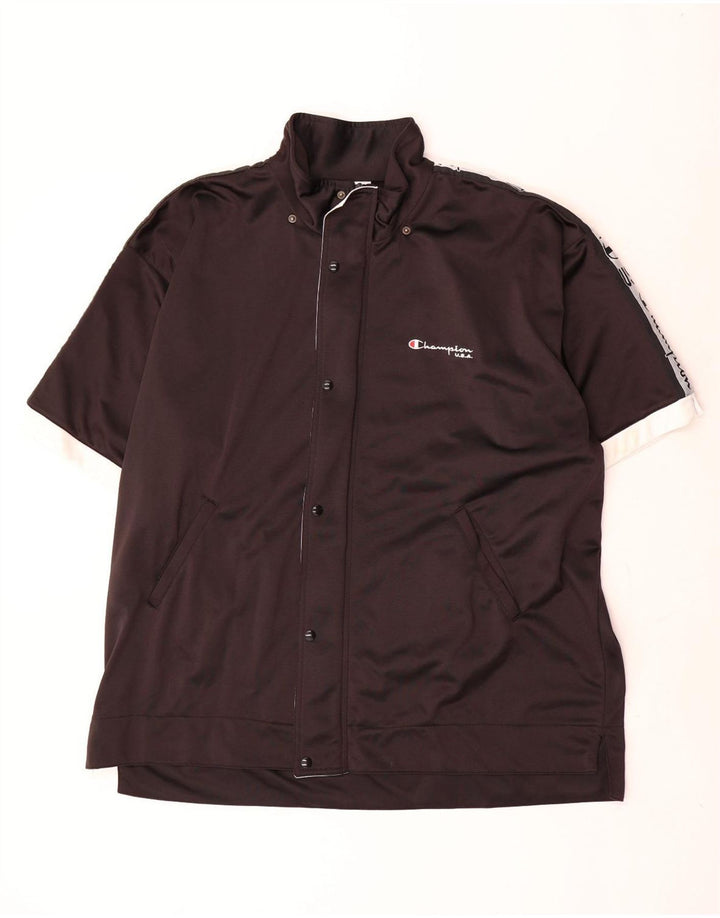 Champion Veste de Survêtement Graphique Homme XL Noir Colorblock
