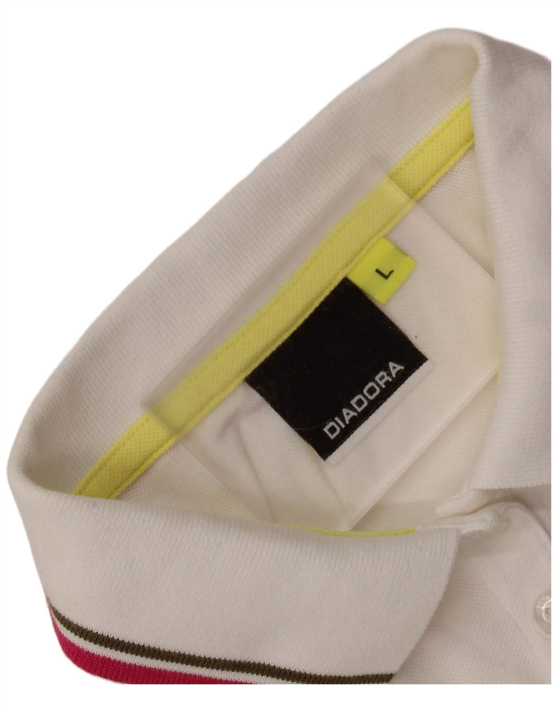 DIADORA Polo Femme UK 14 Large Blanc