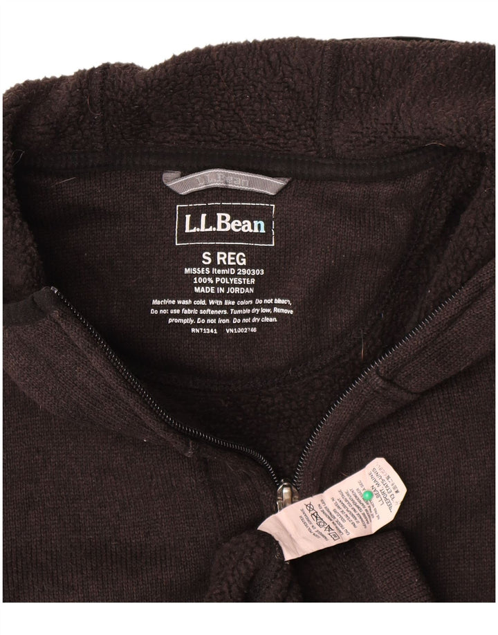 L.L.Bean Manteau à capuche pour femme UK 10 Petit Gris Polyester