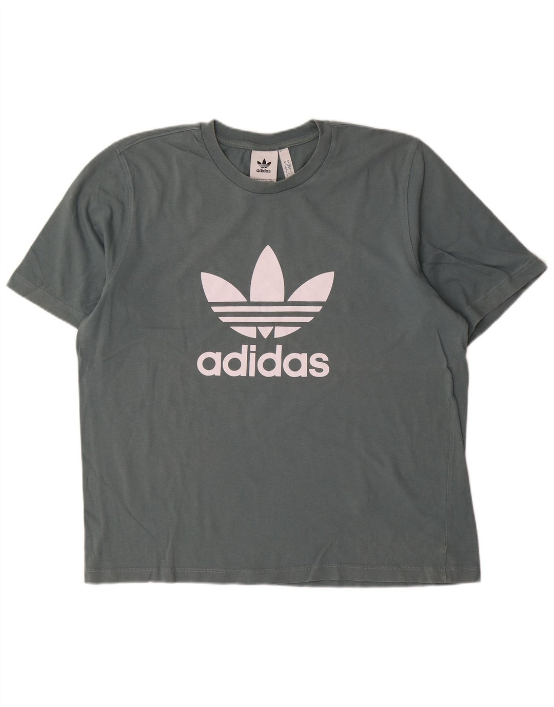 ADIDAS T-shirt graphique pour hommes, grand, bleu