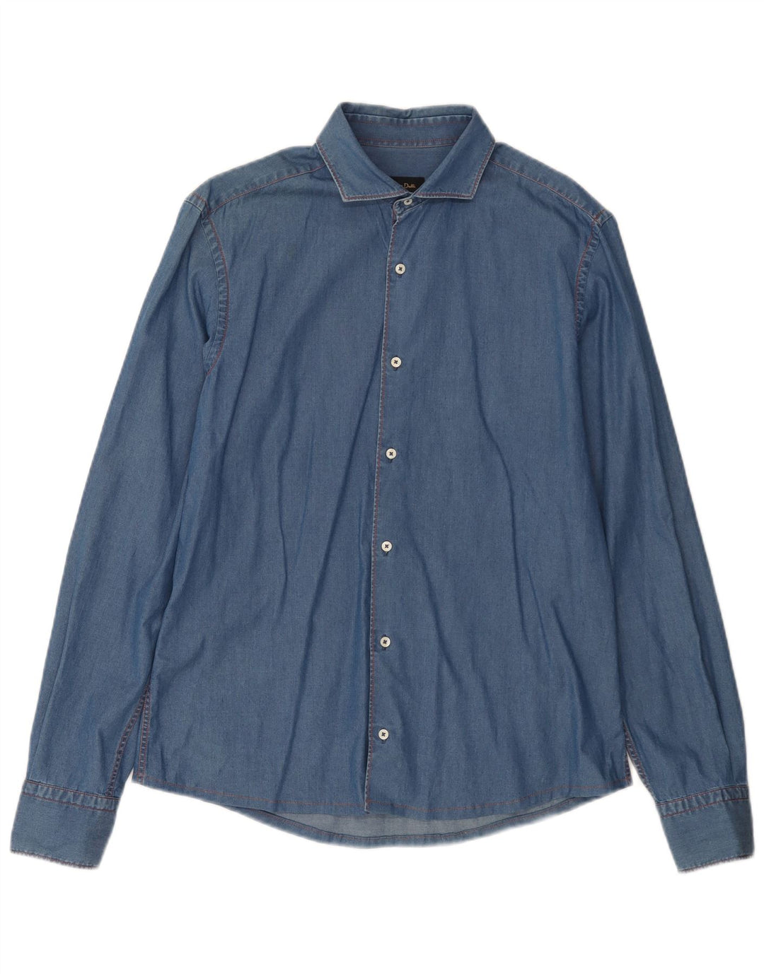 MASSIMO DUTTI Chemise En Jean Bleu Moyen Homme