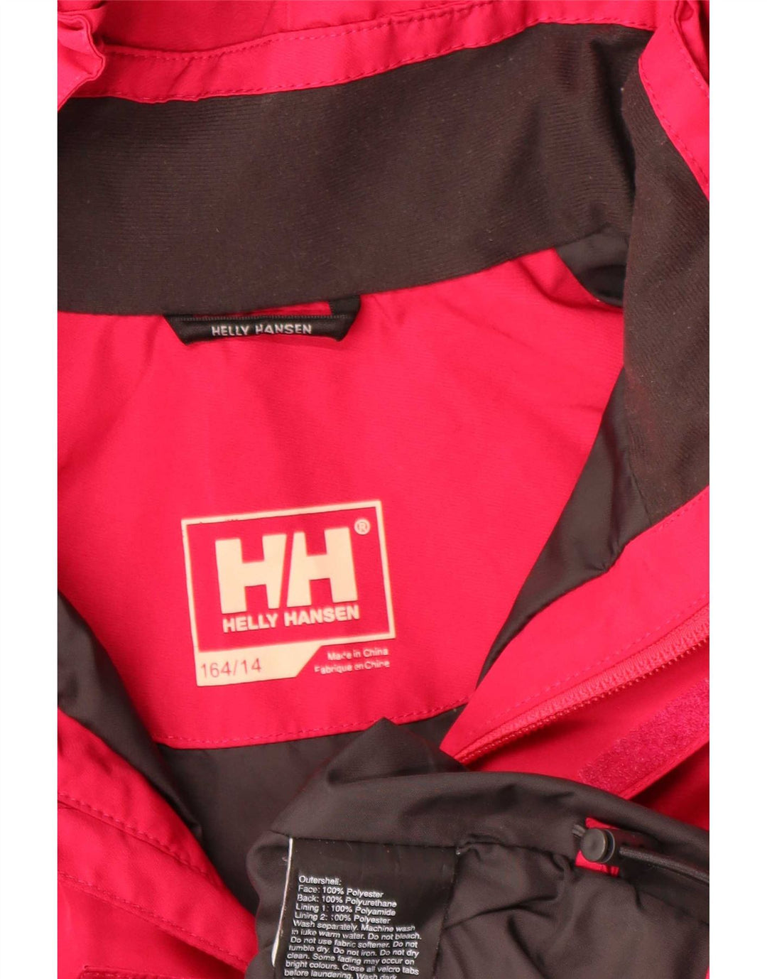 Helly Hansen Veste coupe-vent à capuche fille 13-14 ans Rouge Polyester