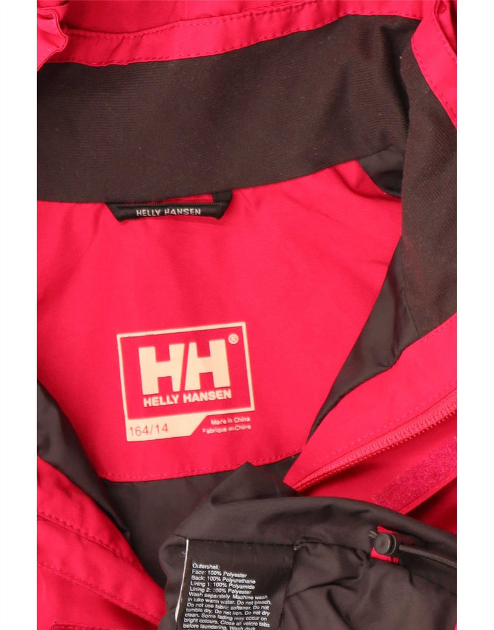 Helly Hansen Veste coupe-vent à capuche fille 13-14 ans Rouge Polyester