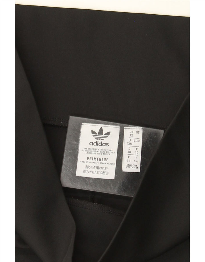 ADIDAS Short de sport pour femme UK 12 Medium Noir Polyester