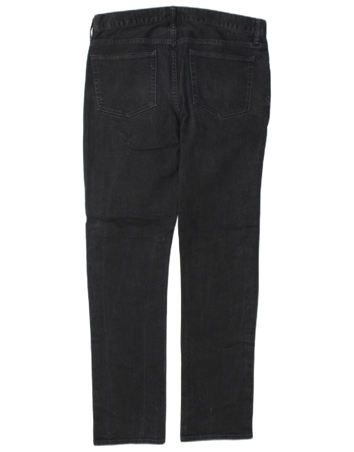 GAP Mens Slim Jeans W31 L32 Black Cotton