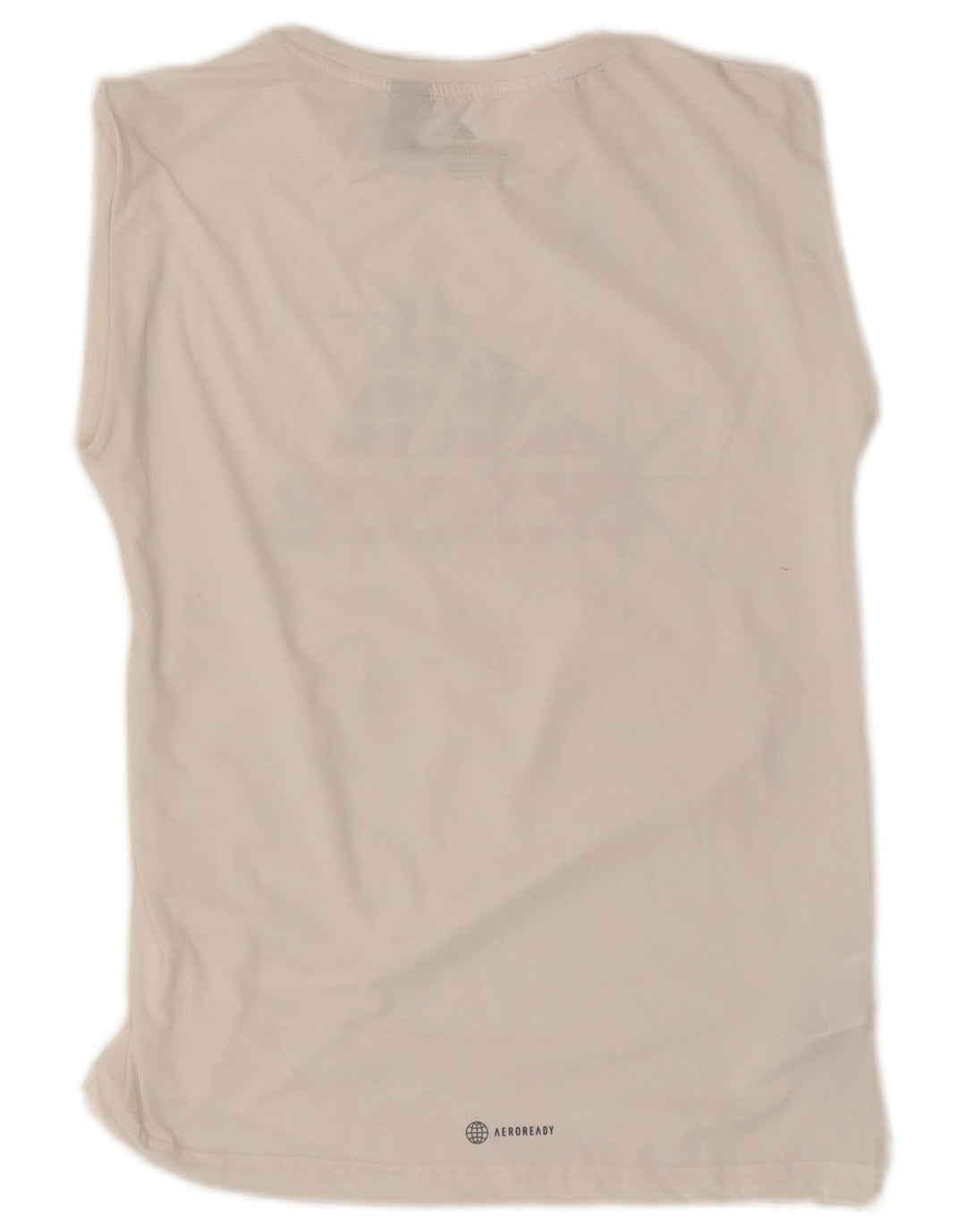 Adidas Débardeur Graphique Fille 13-14 Ans Blanc Cassé Polyester
