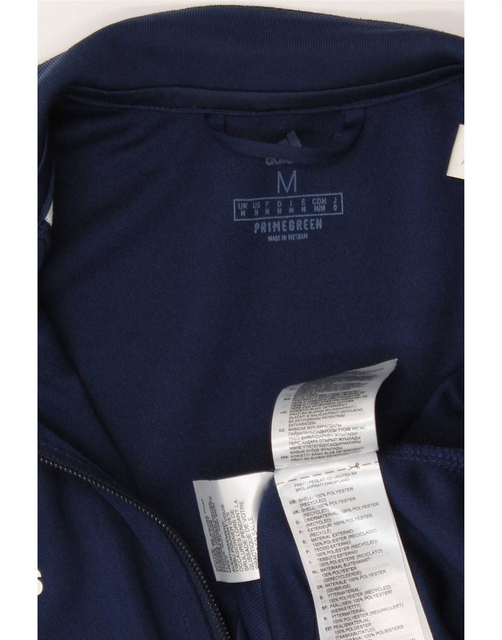 Adidas Homme Aeroready Survêtement Top Veste Bleu Marine Moyen Polyester