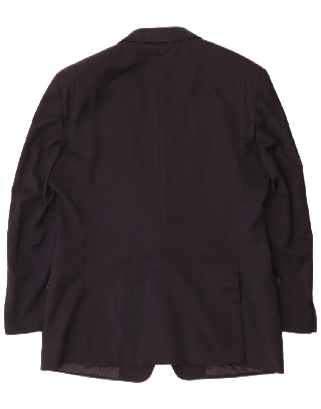 Valentino Veste Blazer 2 Boutons Homme IT 52 XL Bleu Marine Laine
