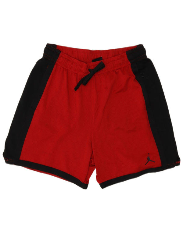 Jordan Short de sport pour homme XL Rouge Colorblock Polyester