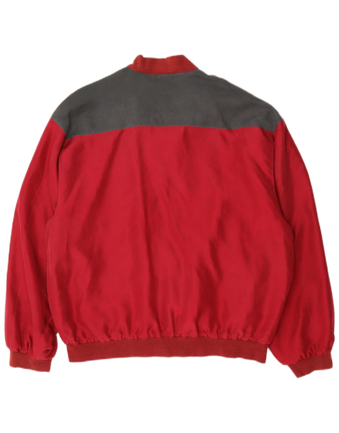 C&A Veste bomber coupe ample pour homme EU 48/50 Rouge moyen Argyle/Soie diamant