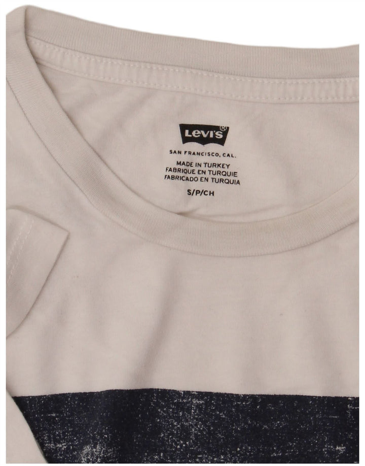 Levi's Tee-Shirt Graphic Homme Petit Blanc