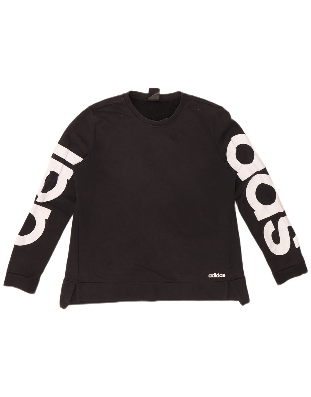 Adidas Climalite Graphic Sweatshirt Jumper IT 44 Coton Noir Moyen