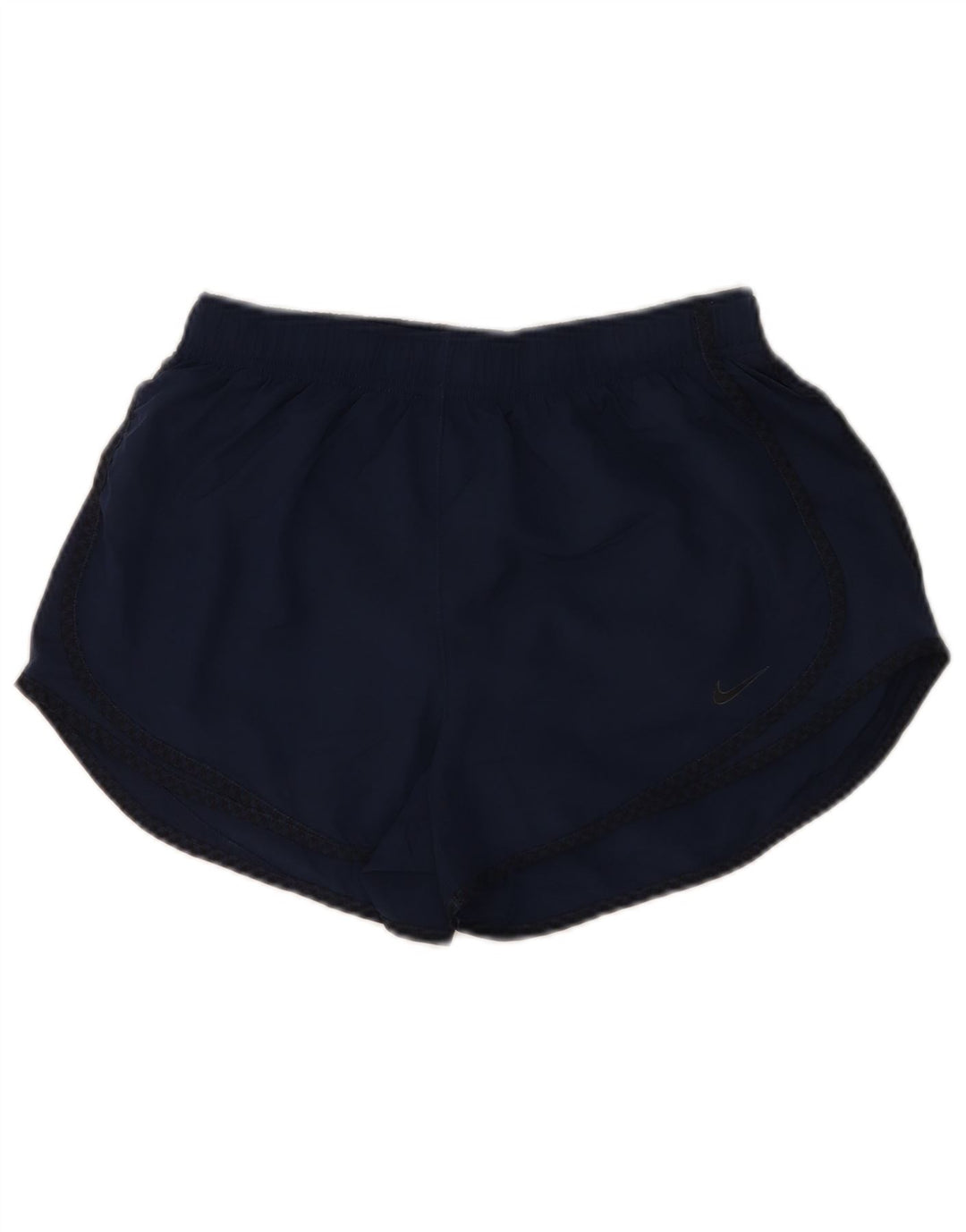 Nike Short de sport Dri Fit pour femme UK 12 Bleu marine moyen Polyester