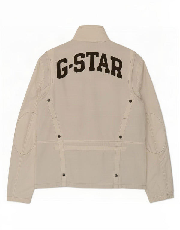 G-Star Veste utilitaire graphique pour homme UK 42 XL Coton blanc