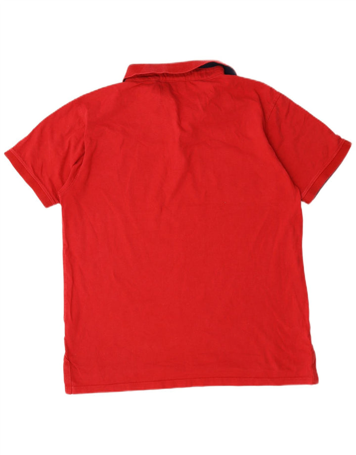 Weird Fish Polo Homme Grand Rouge Coton