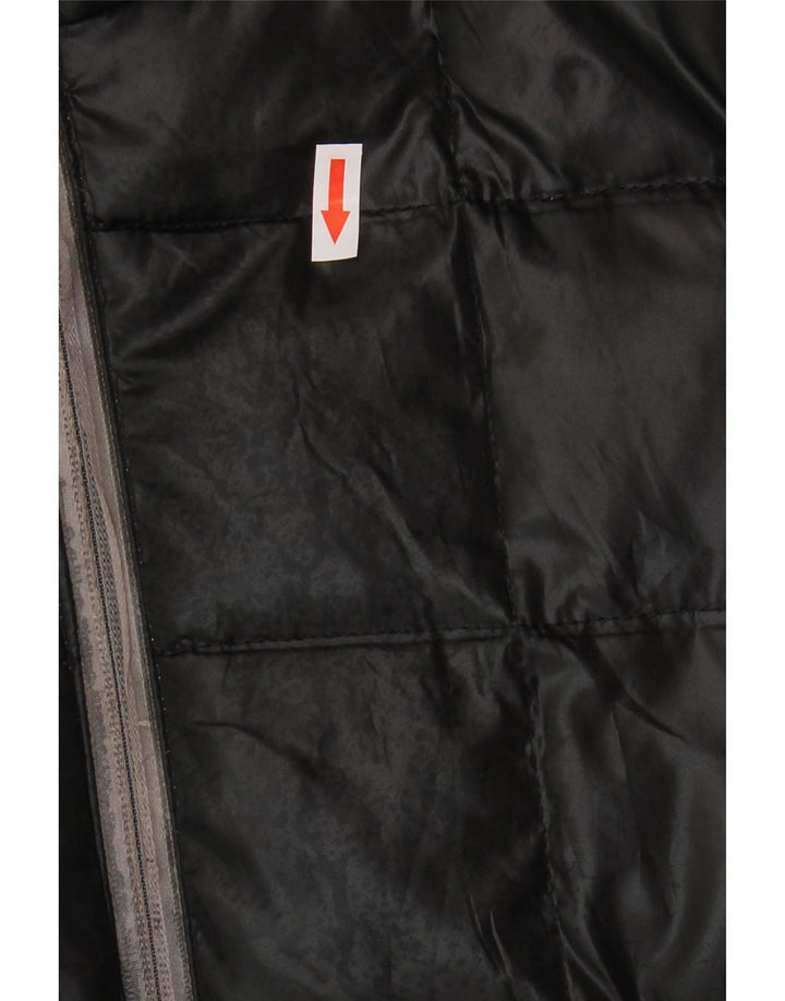 Zara Veste matelassée à capuche pour garçon 13-14 ans XL Noir Polyester