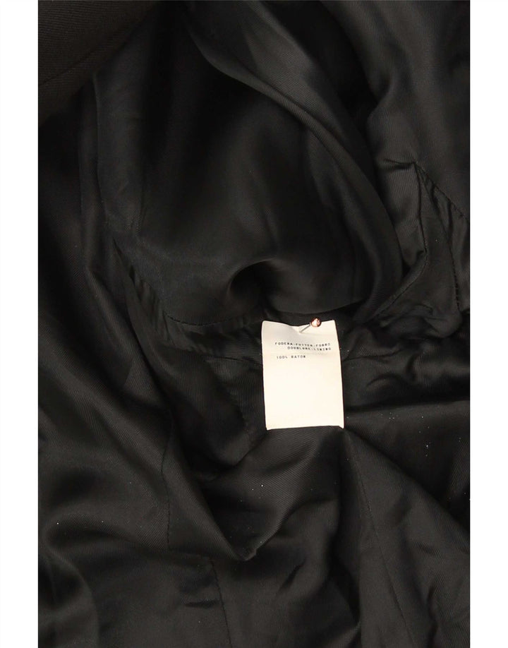 Philosophy Di Alberta Ferretti Manteau pour femme UK 12 Noir moyen