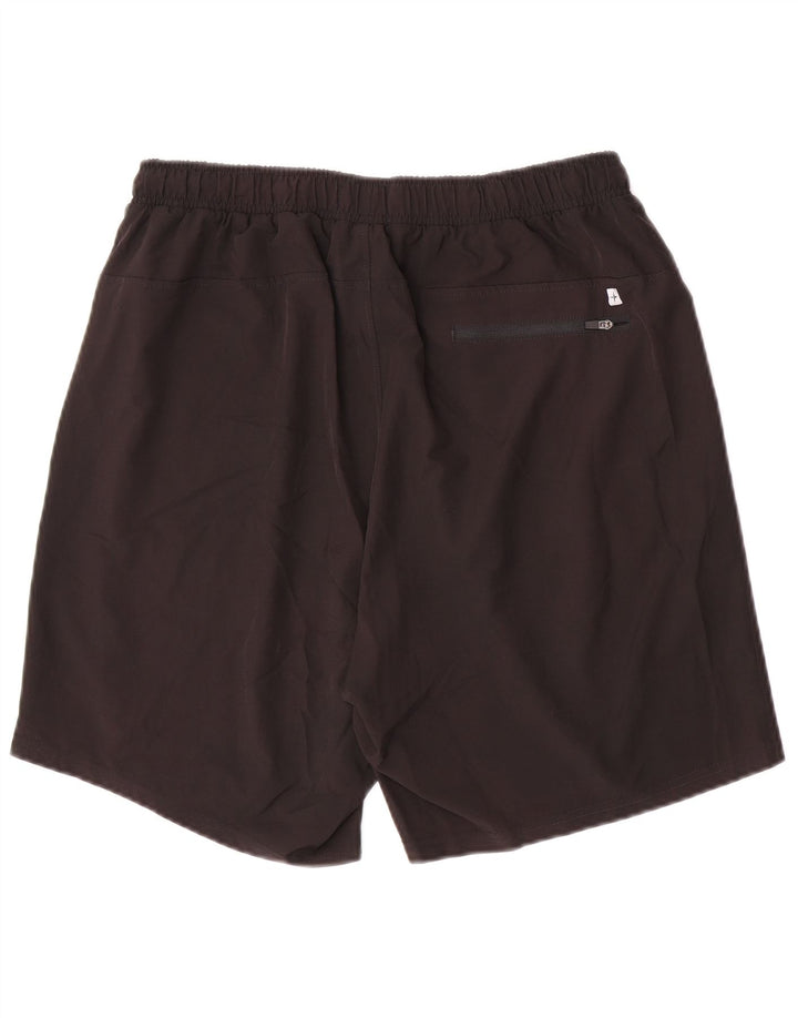 Mountain Warehouse Short de sport coupe classique pour homme en polyester noir Taille L