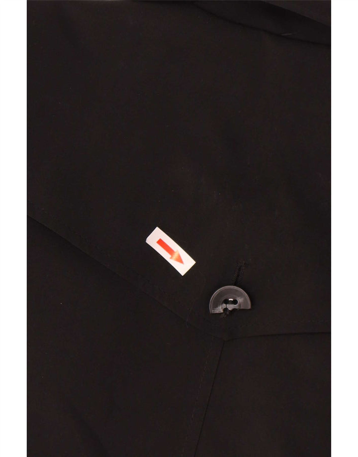 Marks & Spencer Trench-Coat Femme UK 12 Moyen Noir Polyester
