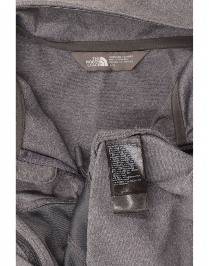 The North Face Veste de survêtement pour femme UK 16 Large Gris Polyester