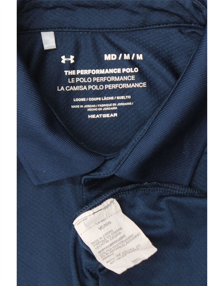 UNDER ARMOUR Polo Heat Gear Homme Bleu Marine Moyen Polyester