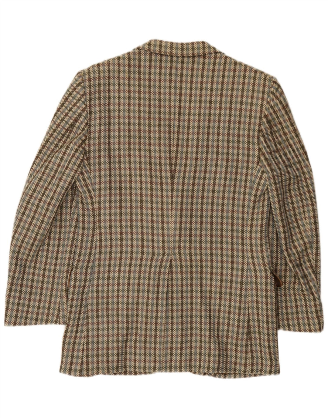 Aquascutum Veste Blazer 2 Boutons Homme UK 36 Petit Cachemire Multicolore